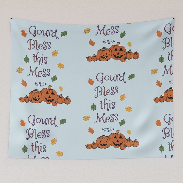 Item preview, Gourd Bless this Mess designed and sold by LauraCoxArt.
