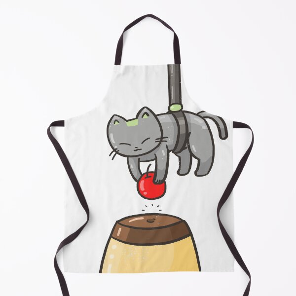 Item preview, Pudding the Cat as a Claw Machine Prize – Cute Kawaii Dessert Illustration designed and sold by Sleepy-Town.