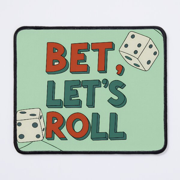 Item preview, Bet Lets Roll Art Illustrations Energetic Digital Communication designed and sold by ART ATTACK ZONE.