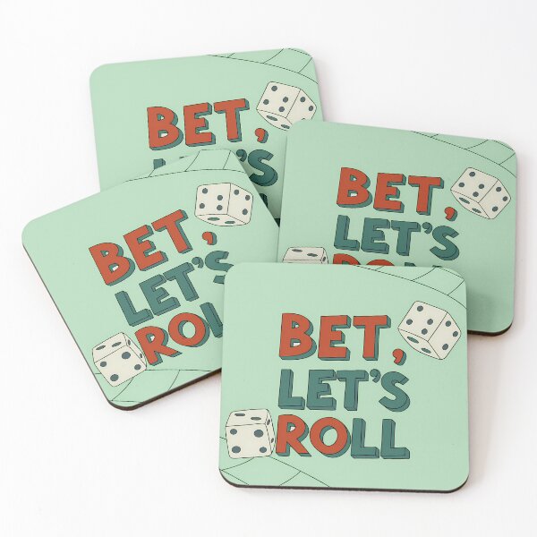 Item preview, Bet Lets Roll Art Illustrations Energetic Digital Communication designed and sold by ART ATTACK ZONE.