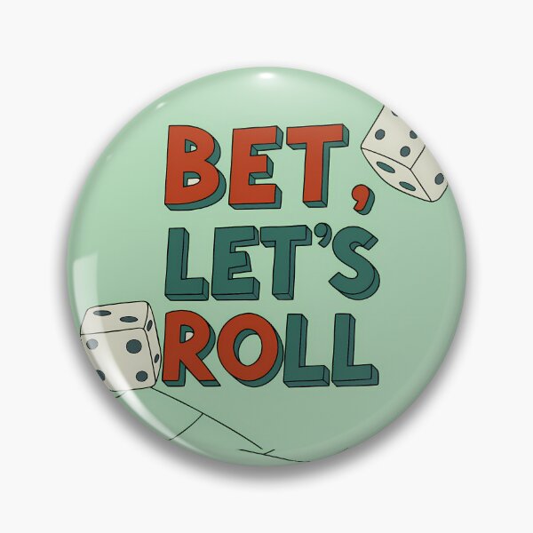 Item preview, Bet Lets Roll Art Illustrations Energetic Digital Communication designed and sold by ART ATTACK ZONE.