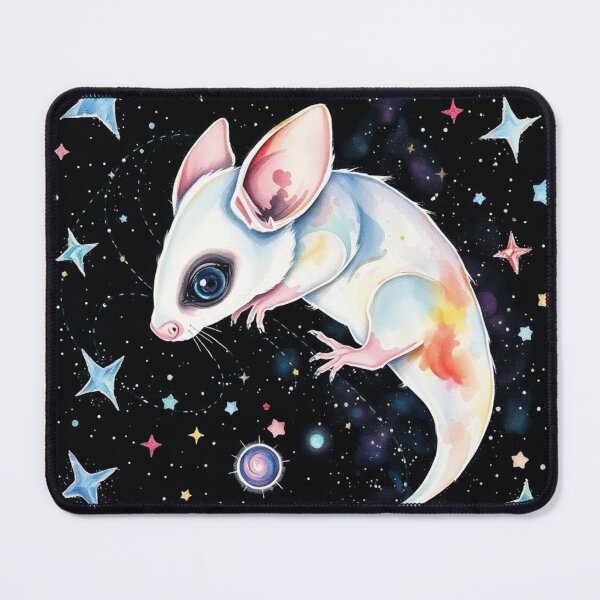 Item preview, Cosmic Cute Mouse in Watercolor - Whimsical Space Animal Illustration with Stars and Galaxy designed and sold by EllDAV777.