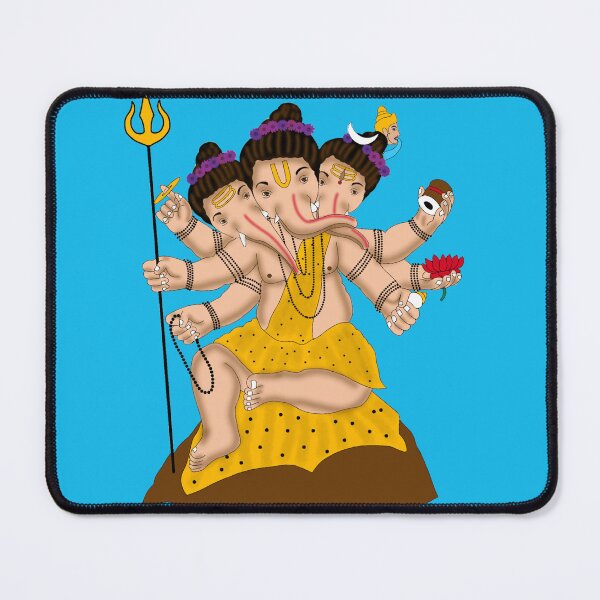 Item preview, Lord Ganesha Digital Artwork | Hindu Devotional Wall Art | Ganpati Festival Special Painting designed and sold by Harshit_Digital_Arts.
