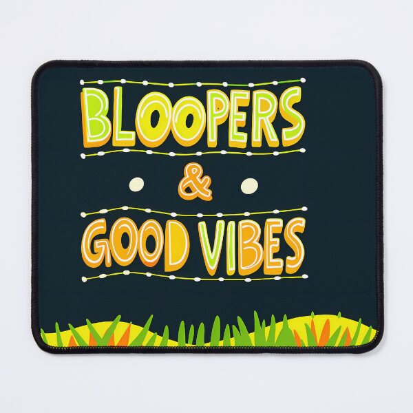 Item preview, GOOD VIBES BLOOPERS Typography Illustrations Energetic Digital Communication designed and sold by ART ATTACK ZONE.