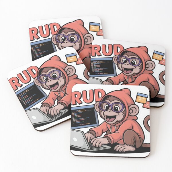 Item preview, CRUD Monkey – Funny Programmer Coding Hoodie Mascot Design designed and sold by CodersCloset.
