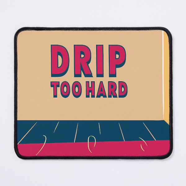 Item preview, DRIP TOO HARD Typography Illustrations Energetic Digital Communication designed and sold by ART ATTACK ZONE.