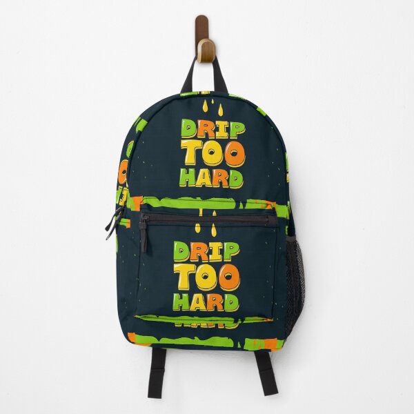Item preview, COLORS DRIP TOO HARD Typography Illustrations Energetic Digital designed and sold by ART ATTACK ZONE.