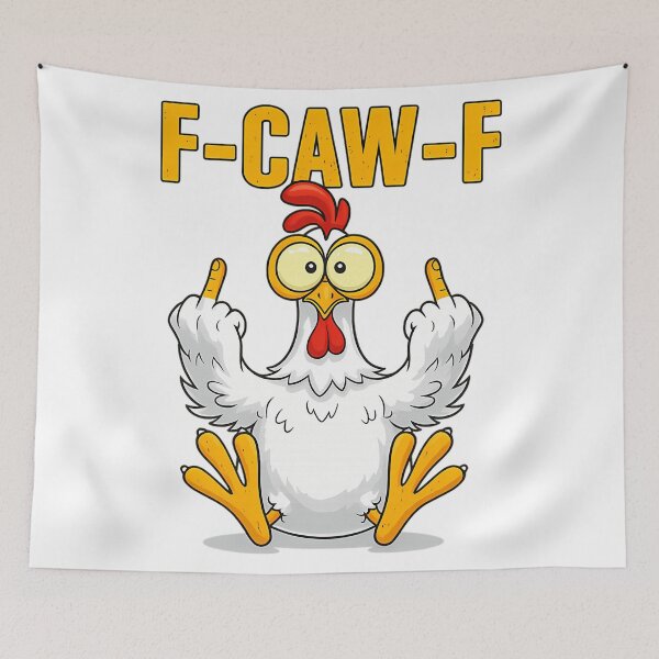Item preview, Humor F-Caw-F Crow Funny Gothic designed and sold by RashadBensonSt.