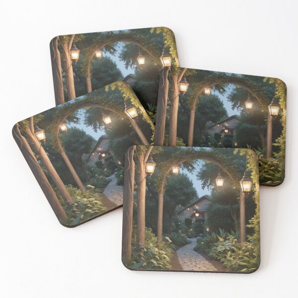 Item preview, Magical Garden Path at Dusk designed and sold by Jade Ado.