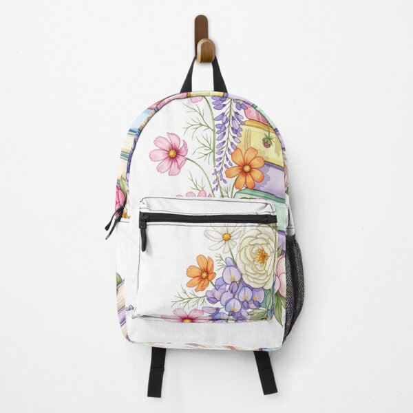 Item preview, Watercolor Floral Book Stack Art designed and sold by Apex Designs.