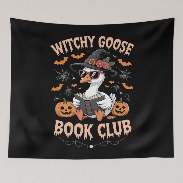 Item preview, Funny Witchy Goose Book Club Halloween designed and sold by Sea4Adventures.