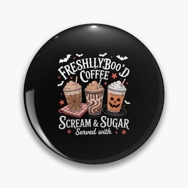 Item preview, Halloween Freshlyboo'd Coffee Scream & Sugar Spooky Season designed and sold by Sea4Adventures.