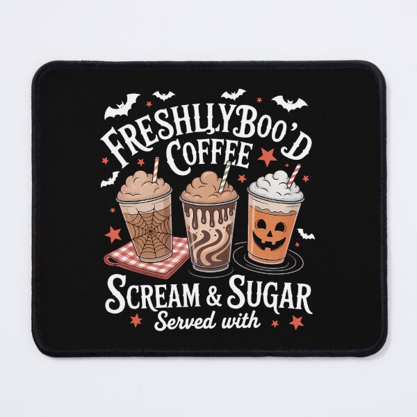 Item preview, Halloween Freshlyboo'd Coffee Scream & Sugar Spooky Season designed and sold by Sea4Adventures.