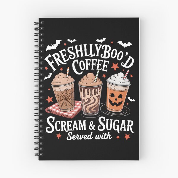 Item preview, Halloween Freshlyboo'd Coffee Scream & Sugar Spooky Season designed and sold by Sea4Adventures.
