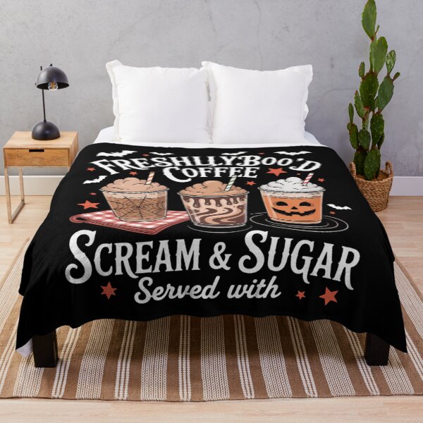 Item preview, Halloween Freshlyboo'd Coffee Scream & Sugar Spooky Season designed and sold by Sea4Adventures.