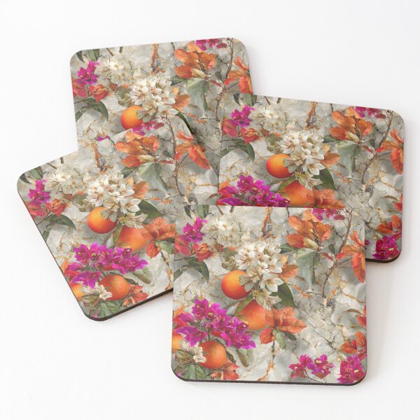 Item preview, Autumn Bougainvillea Orange Pattern designed and sold by ImPlyDesign.