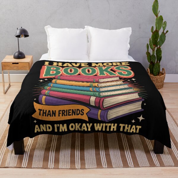 Item preview, I HAVE MORE BOOKS THAN FRIENDS designed and sold by Sea4Adventures.