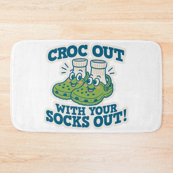 Item preview, (Green Version) Croc Out with your Socks Out! designed and sold by CosmicSelector.