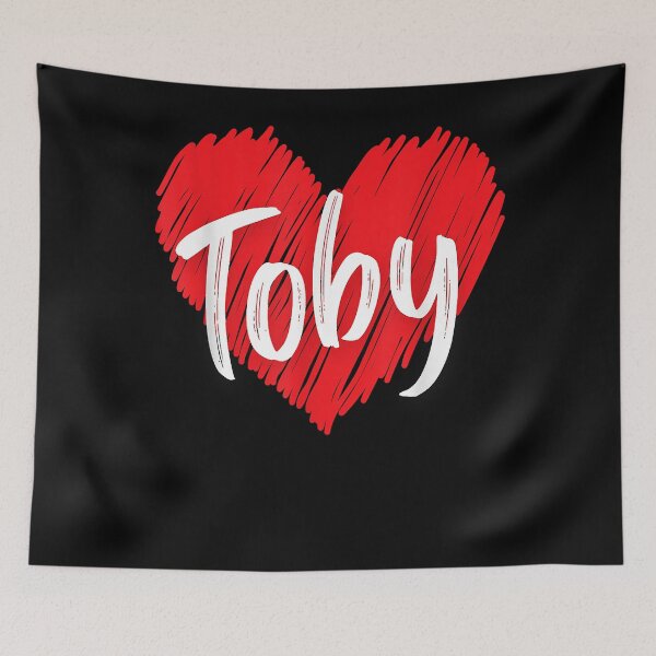 Item preview, I Love Toby Heart Personalized Name Toby designed and sold by BradleyRyan.
