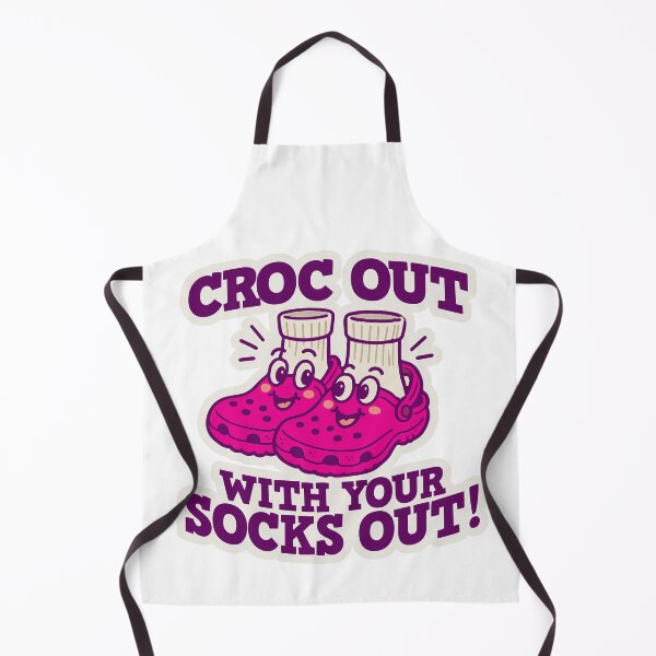Item preview, (Pink Version) Croc Out with your Socks Out! designed and sold by CosmicSelector.