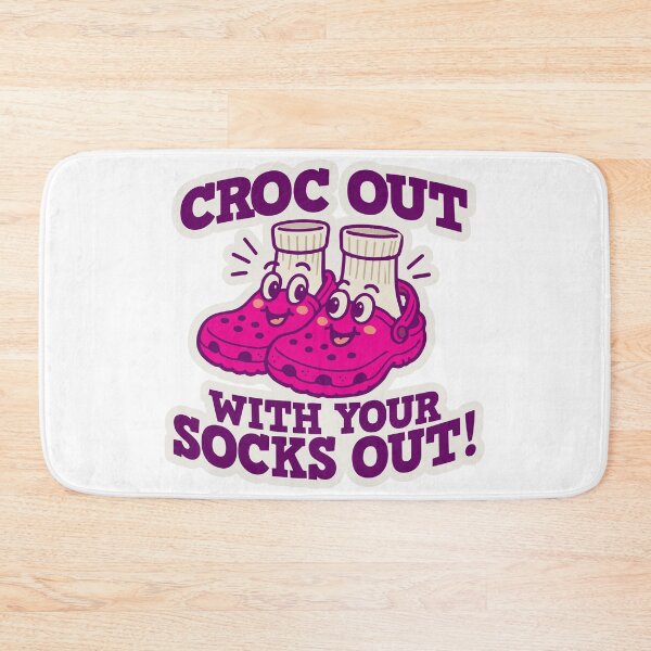 Item preview, (Pink Version) Croc Out with your Socks Out! designed and sold by CosmicSelector.
