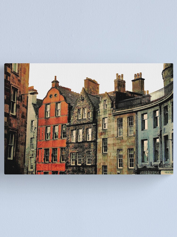 "Edinburgh skyline" Canvas Print for Sale by woodentop Redbubble