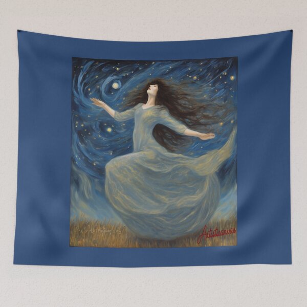 Item preview,  "Kate Bush: Dreamlike Dance Under the Stars" designed and sold by Artisticanvas.