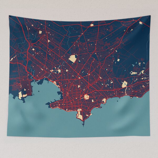 Item preview, Montevideo City Map of Uruguay - Hope designed and sold by deMAP.