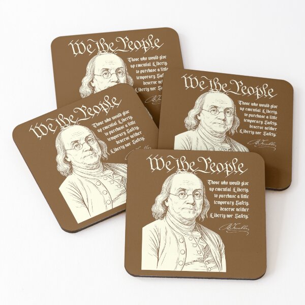 Item preview, We the People - Ben Franklin Liberty Quote designed and sold by CRHPOD20.