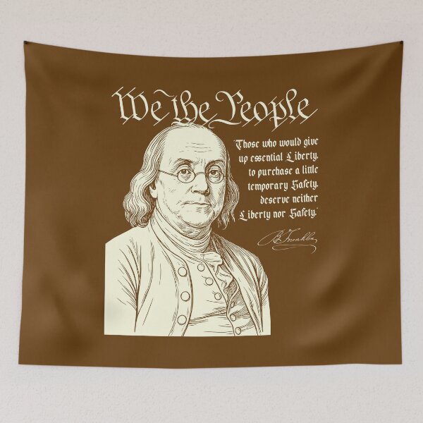 Item preview, We the People - Ben Franklin Liberty Quote designed and sold by CRHPOD20.