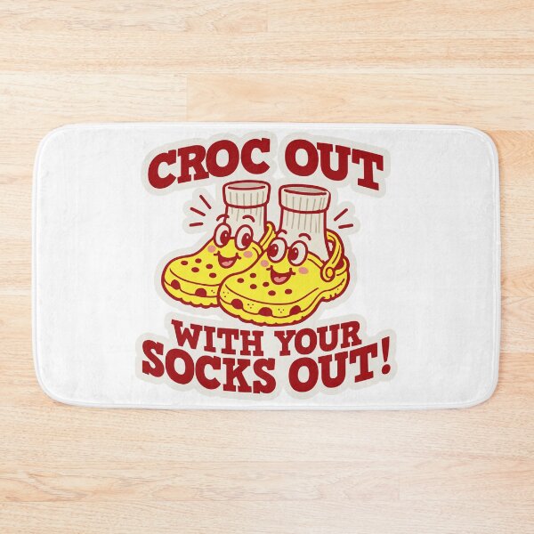 Item preview, (Yellow Version) Croc Out with your Socks Out! designed and sold by CosmicSelector.