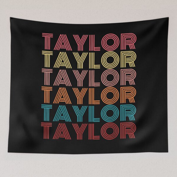 Item preview, Retro Tay lor First Name Boy Kids Personalized Girl retro Artwork Taylor designed and sold by BradleyRyan.
