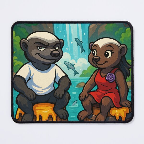 Item preview, Caught Relaxing: Honey Badgers Take a Break from the Chaos Designs designed and sold by Savage & Sweet Designs.