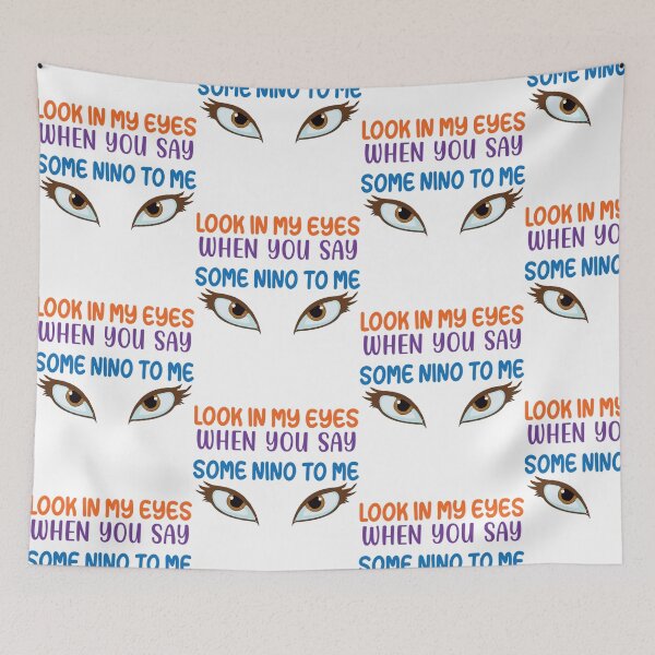 Item preview, Look In My Eyes When You Say Some Nino To Me  designed and sold by Monioudistyle.