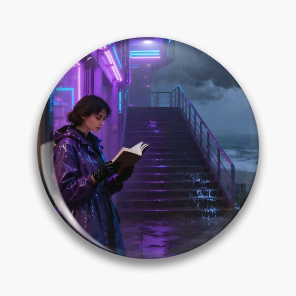 Item preview, Books and rain designed and sold by worldimagine91.