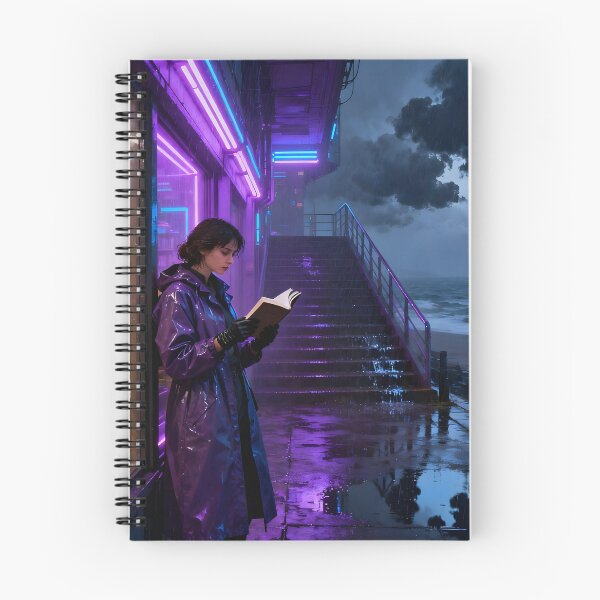Item preview, Books and rain designed and sold by worldimagine91.