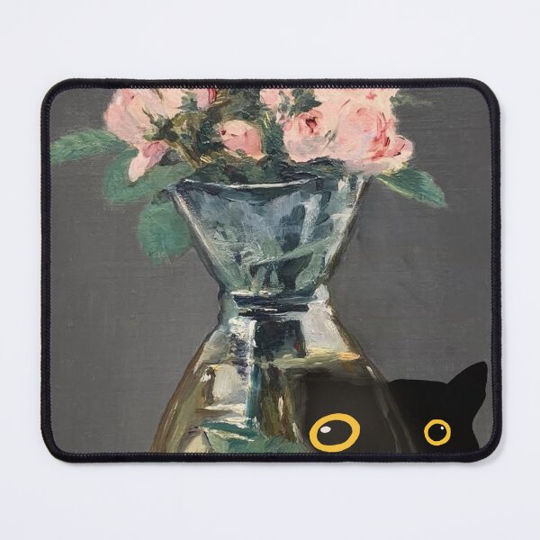 Item preview, Funny cat behind the roses vase designed and sold by outdoorwayys.