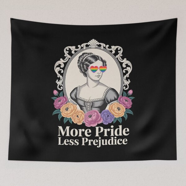 Item preview, More Pride Less Prejudice | Vintage Rainbow Equality Design designed and sold by MichaelLovell92.
