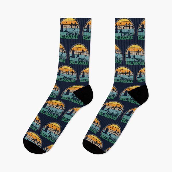 Item preview, Elsemere Delaware Retro Sunset Local Pride Logo  designed and sold by CRHPOD20.