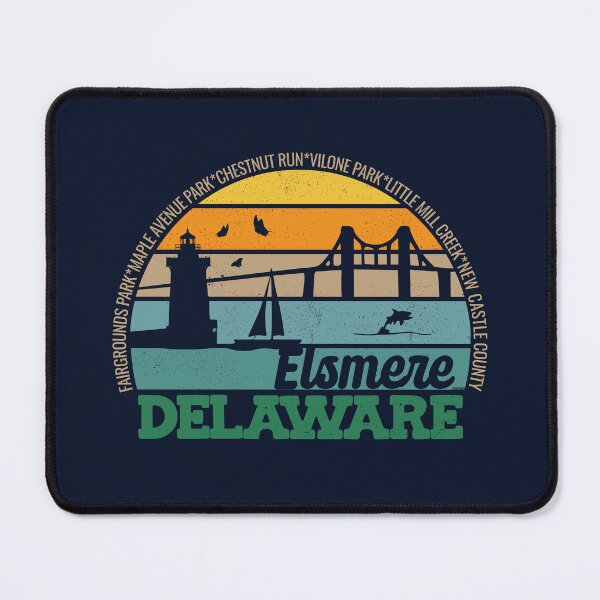 Item preview, Elsemere Delaware Retro Sunset Local Pride Logo  designed and sold by CRHPOD20.