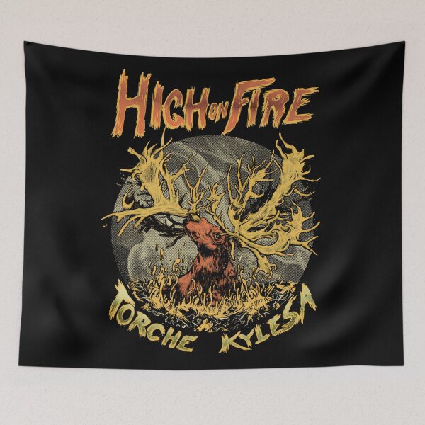 Item preview, Band Fury Vintage Music Forged Flames in Heavy Metal designed and sold by SaltySourDesig.