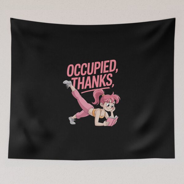 Item preview, Funny Multitasking Woman Occupied Yoga & Reading Gym Workout designed and sold by KarstenNoanra.