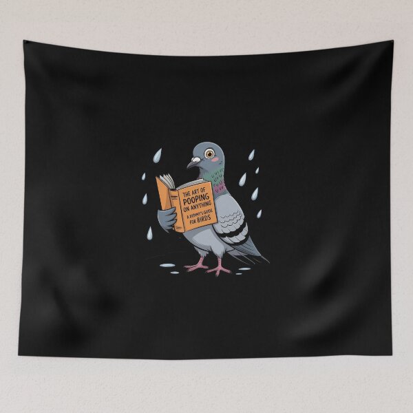 Item preview, Funny Pigeon Reading Book Bird Joke Humor designed and sold by KarstenNoanra.