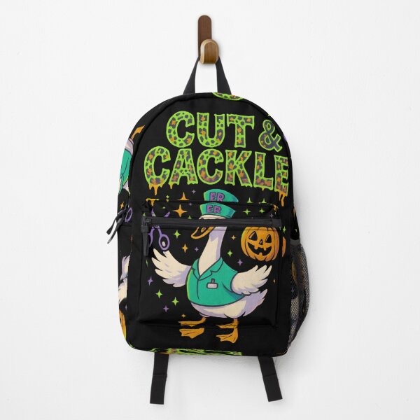 Item preview, Cut & Cackle – Funny Halloween Goose ER Nurse designed and sold by ClinicalHubs.