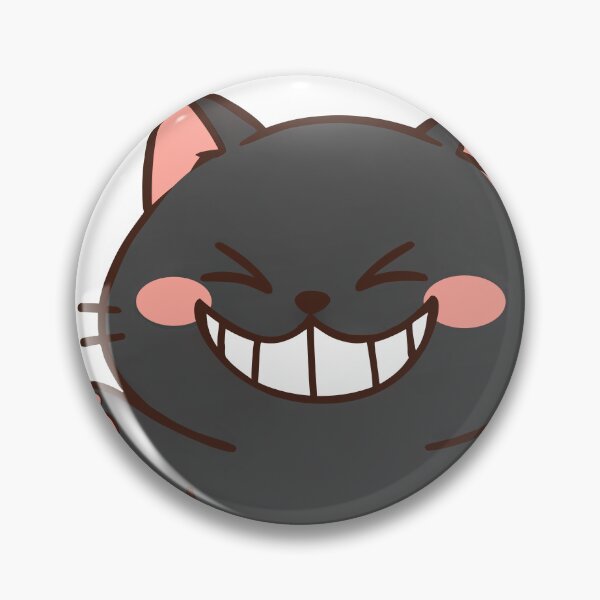 Item preview, Sneaky Grinning Black Cat designed and sold by AtanichiStore.