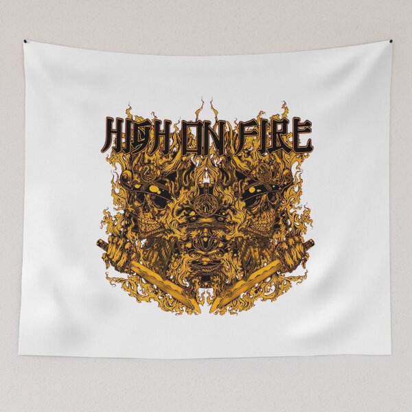 Item preview, in Flames Metal Band Fury Forged Music Vintage Heavy designed and sold by SaltySourDesig.