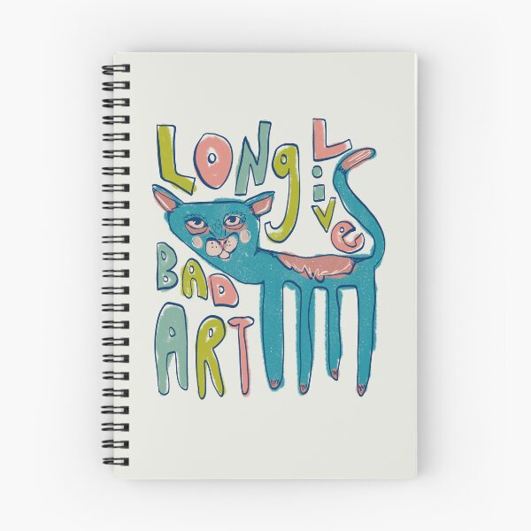 Item preview, long live bad art - silly cat drawing designed and sold by crestfallenmermaid.