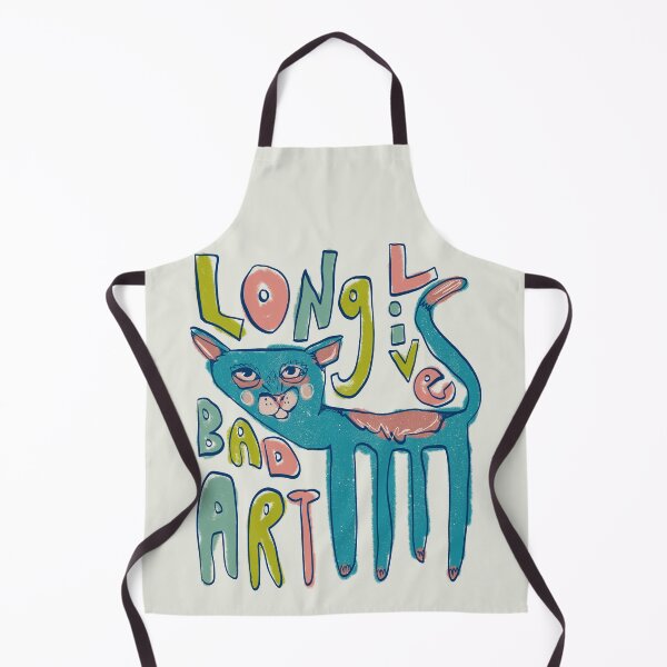 Item preview, long live bad art - silly cat drawing designed and sold by crestfallenmermaid.
