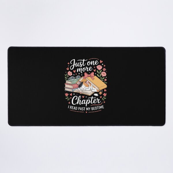 Item preview, Just One More Chapter I Read Past My Bedtime Cat Book Lover designed and sold by KarstenNoanra.