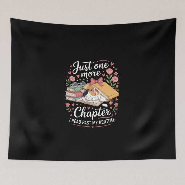 Item preview, Just One More Chapter I Read Past My Bedtime Cat Book Lover designed and sold by KarstenNoanra.